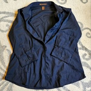 💥7|$30 Harriton Long Sleeve Button Up Shirt